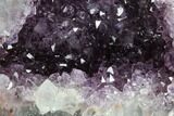 Wide, Purple Amethyst Geode - Uruguay #124104-1